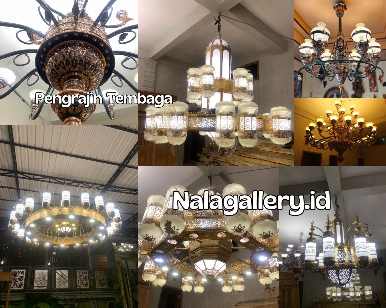 Lampu Gantung Tembaga Boyolali Custom: Solusi Pencahayaan Estetik untuk Interior & Masjid