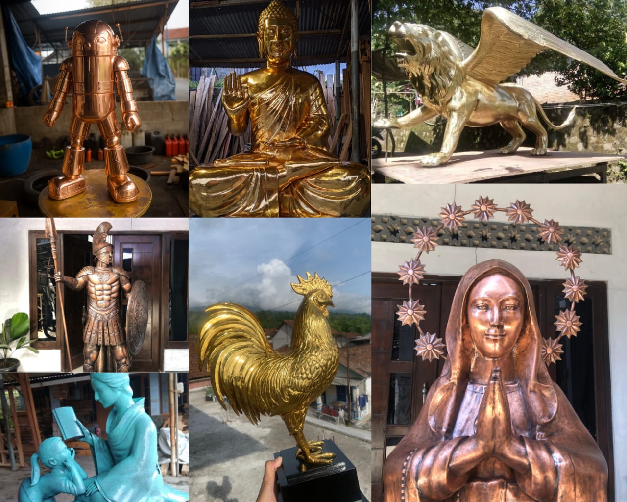 Seni Logam Abadi: Bagaimana Patung Tembaga Mengubah Tampilan Hunian Anda