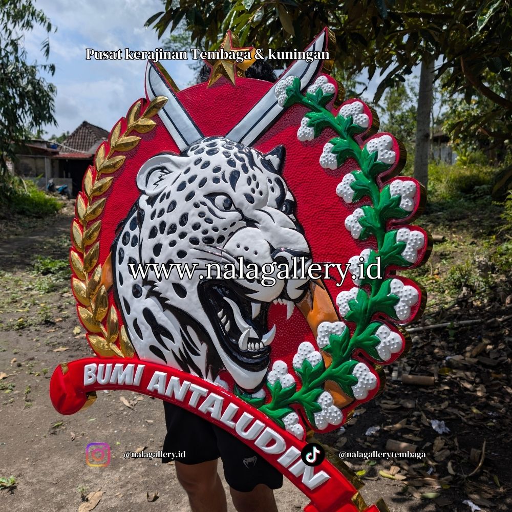 Produsen Logo TNI Tembaga Custom